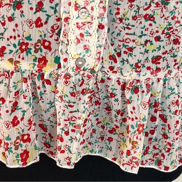 Mossimo Floral Print Flowy Tank - Picture 6 of 12